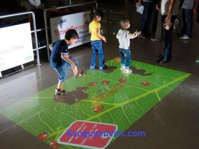 Máy chiếu game cảm ứng dưới sàn (Ném sàn)